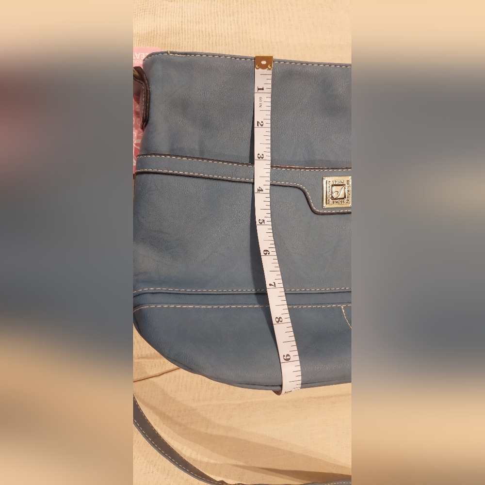 Stone Mountain Accessories Blue Crossbody Bag - Picture 6 of 8